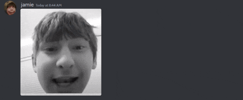 a black and white photo of a boy with the name jamie on the bottom