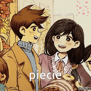 a drawing of a boy and a girl with the word piece written on the bottom