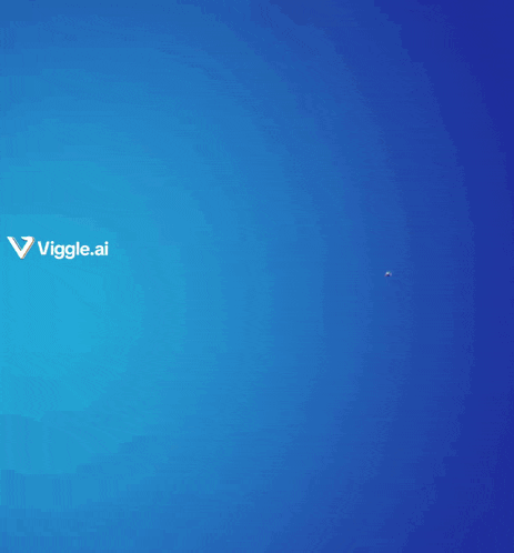 a man in a black shirt with the letter v on it is flying through a blue sky