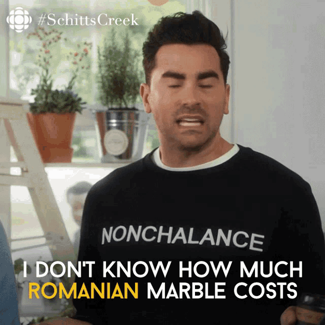 I Dont Know How Much Romanian Marble Cost David GIF