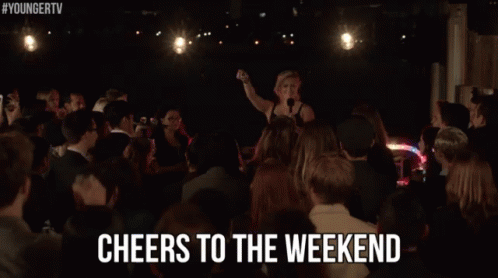 Cheers To The Weekend GIF - Younger Tv Younger Tv Land GIFs