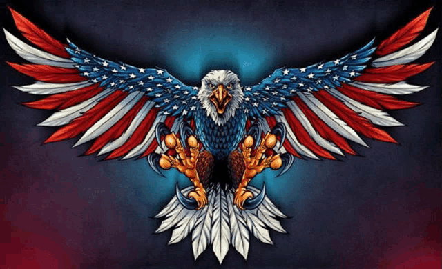 a bald eagle with the words unapologeticrepublican.com written below it