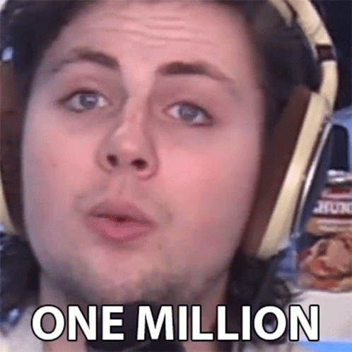One Million A Million GIF - One Million A Million Huge Amount GIFs