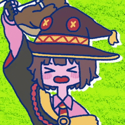 a cartoon drawing of a girl wearing a witch hat