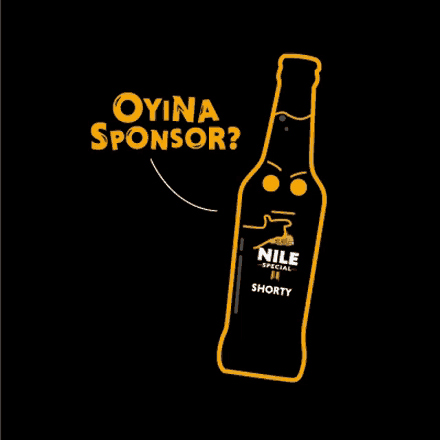 a bottle of nile special shorty with a cartoon face on it