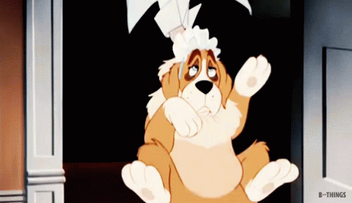 When Something Drags You From The Convo GIF - Bye Goodbye Dog GIFs