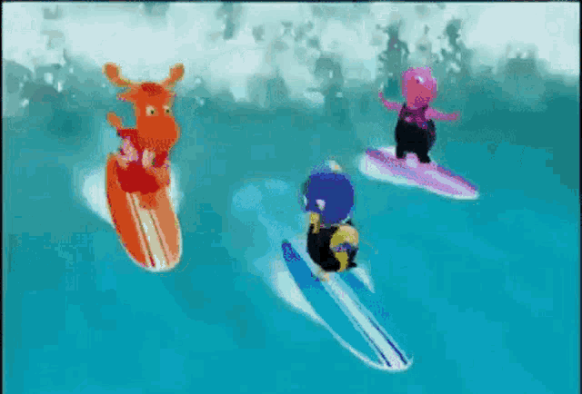 Backyardigans Surfs Up GIF - Backyardigans Surfs Up Flip GIFs