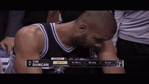 Tim Duncan Realizing He Has Arms GIF - Tim Duncan Realizing GIFs