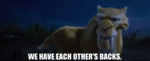 Ice Age Diego GIF - Ice Age Diego We Have Each Others Backs GIFs