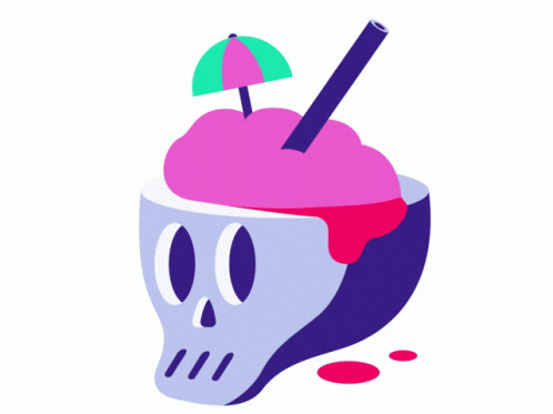 Skull Coctail Skull GIF - Skull Coctail Skull Skull Container GIFs
