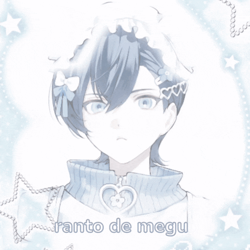 a picture of a boy with the name rante de megu