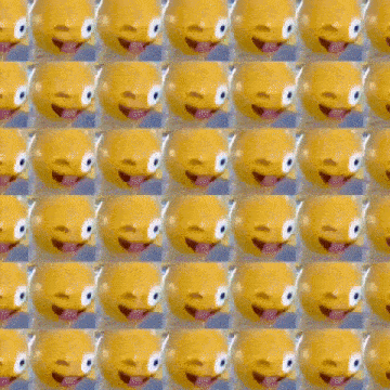 a seamless pattern of smiley faces with white eyes