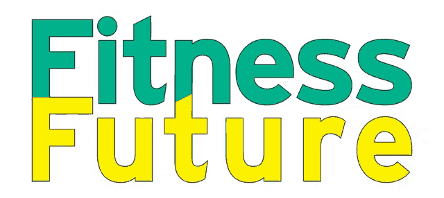 a logo for fitness future is green and yellow