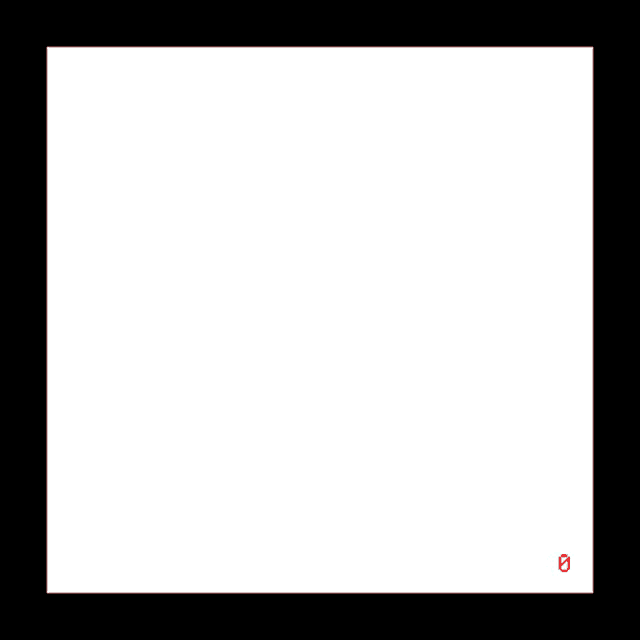 a red and white square with the number 32768 on the bottom right