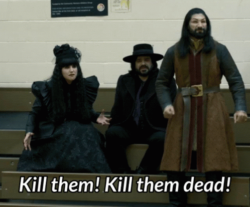 What We Do In The Shadows Kill Them GIF - What We Do In The Shadows Kill Them Kill Them Dead GIFs