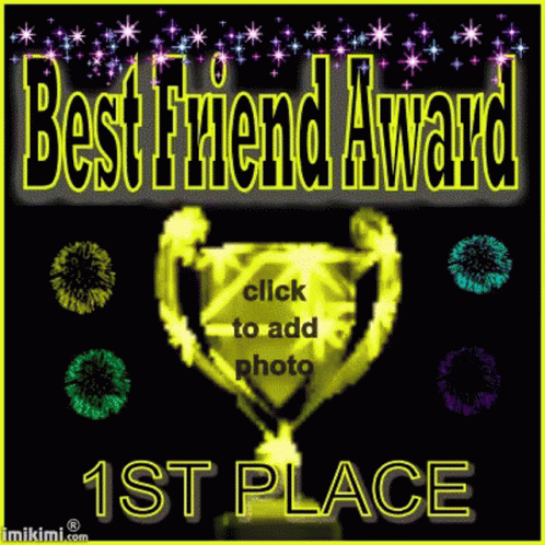 Best Friend Award Trophy GIF