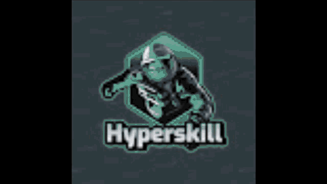 a painting of a man with the word hyperkill written on it