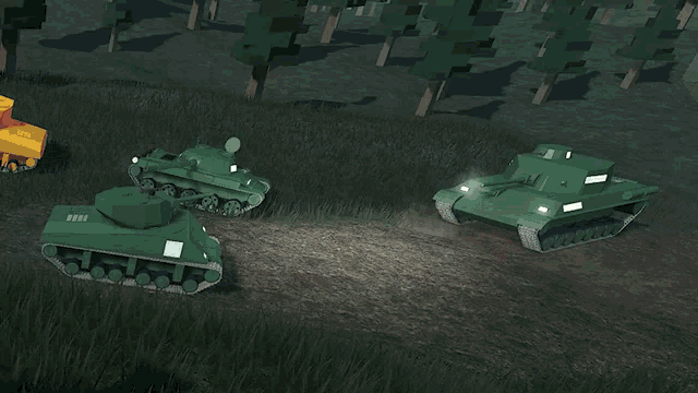 a green tank with the number 9999 on the side