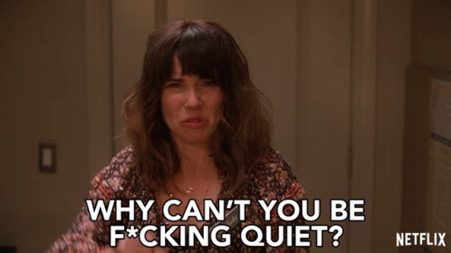 Why Cant You Be Fucking Quiet Linda Cardellini GIF - Why Cant You Be Fucking Quiet Linda Cardellini Judy Hale GIFs