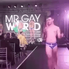 Mr Gay World Contestant GIF - Mr Gay World Contestant Modelling GIFs