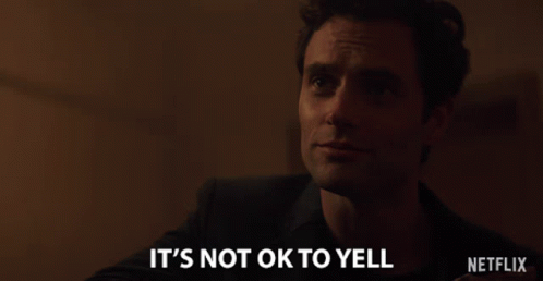 Its Not Ok To Yell Yelling Is Bad GIF - Its Not Ok To Yell Yelling Is Bad Its Not Okay GIFs