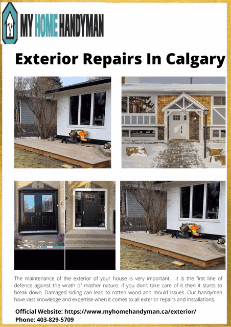 my home handyman exterior repairs in calgary flyer