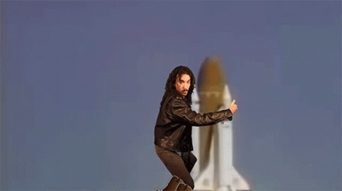 Holding Onto A Rocket Anthony Vincent GIF - Holding Onto A Rocket Anthony Vincent Ten Second Songs GIFs