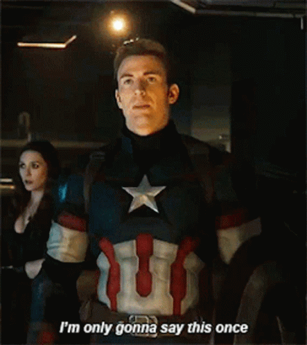 Captain America Im Only Gonna Say This Once GIF - Captain America Im Only Gonna Say This Once GIFs