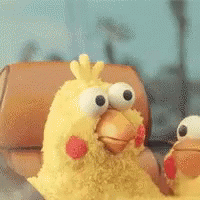 Chicken Surprised GIF - Chicken Surprised Hug GIFs