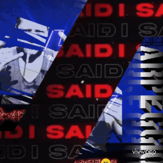 a poster that says ' said ' on it in red and black