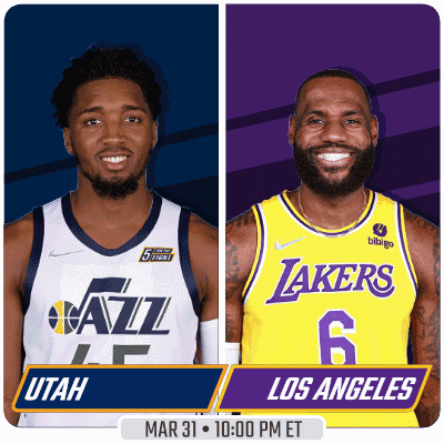 Utah Jazz Vs. Los Angeles Lakers Pre Game GIF - Nba Basketball Nba 2021 GIFs