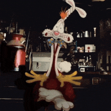 roger rabbit says " roger, don 't ... " in a cartoon