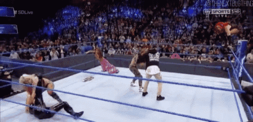 Becky Lynch Dropkick GIF