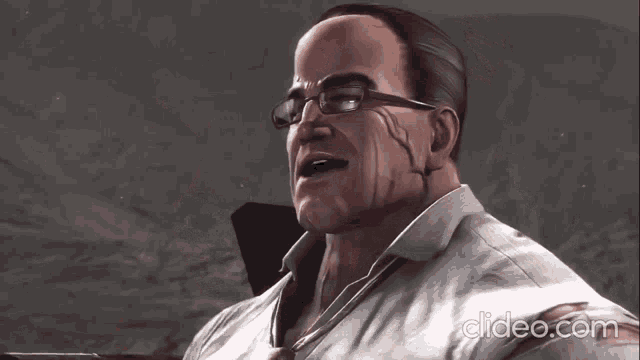 a man in a video game is saying " i have a dream "