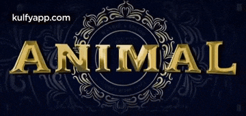 a poster for a movie called animal with the website kulfyapp.com on the bottom