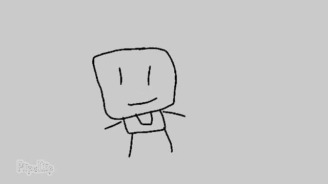 a black and white drawing of a person pressing a button with a finger .