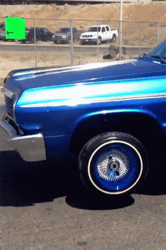 Impala Car GIF - Impala Car Blue GIFs