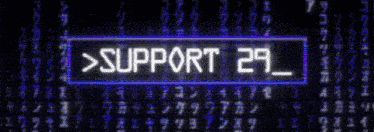 a purple sign that says > tvoqfsu 38