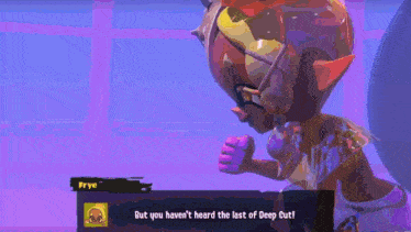 a video game character named frye says " bet you 'll miss me ! "