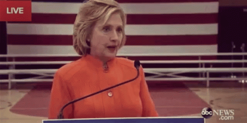 Confused Hilary GIF - Elections GIFs