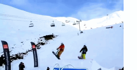 Snowboarding? GIF - Snow Snow Boarding Synchronize GIFs
