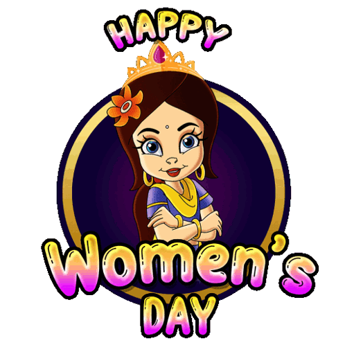 Happy Womens Day Princess Indumati GIF - Happy Womens Day Princess Indumati Chhota Bheem GIFs