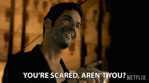 Youre Scared Arent You GIF - Youre Scared Arent You Frightened GIFs