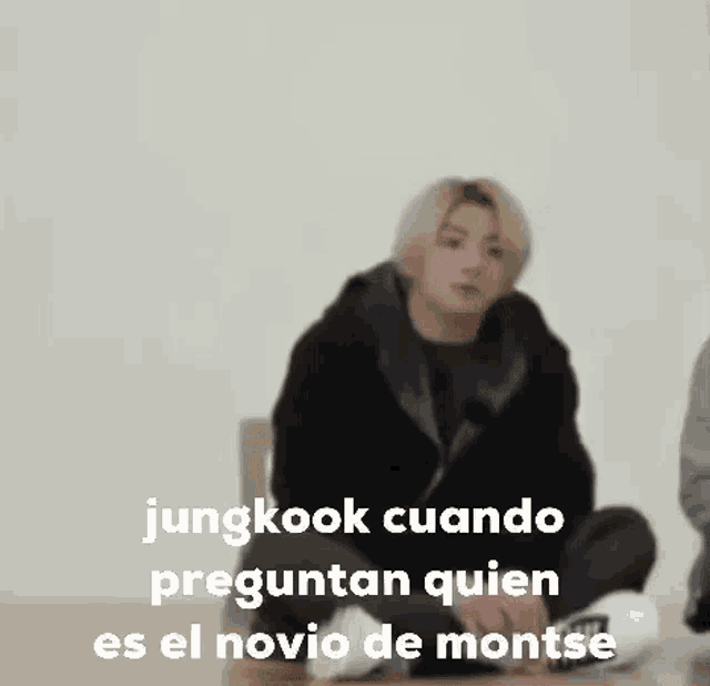 jungkook cuando preguntan quien es el novio de monte