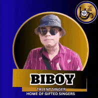 a picture of a man wearing a hat and sunglasses named biboy
