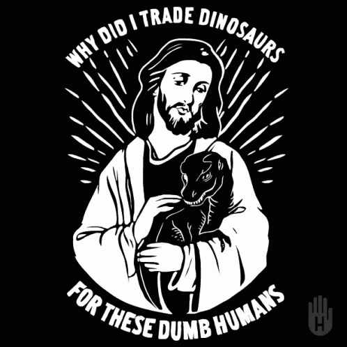 Jesus Dino GIF - Jesus Dino Dinosaur GIFs