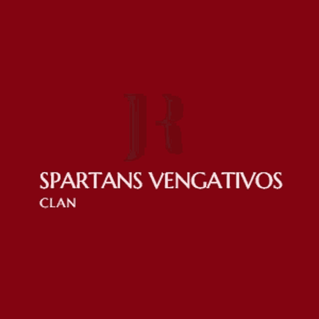 a red logo for spartans vengeativos clan