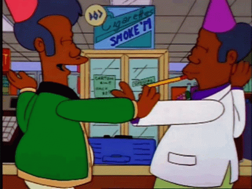 Apu Partying GIF - Apu Partying Party GIFs