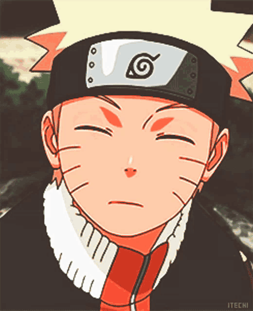 a close up of a person 's face with the name itechi on the bottom right