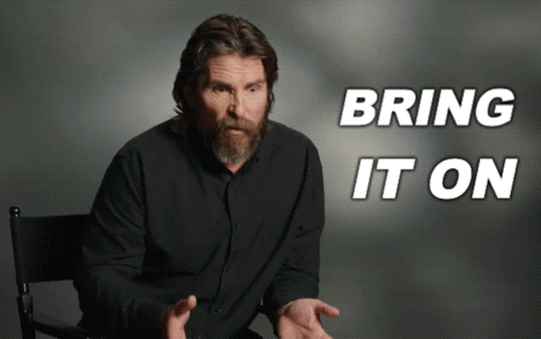 Bring It On Christian Bale GIF - Bring It On Christian Bale Let'S Go GIFs